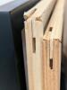 6 Assorted New, As-New & Not Picture Frames Incl: See-Through Picture Frames, Unfinished Wood Frames + Extra Matting/Backing (11" &times; 14", For 7.5" &times; 9.5" Pictures) - Frames Up To 11" &times; 17" - 7