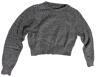 New Size Large Women's Iridescent Sequin Knit Crop Sweater