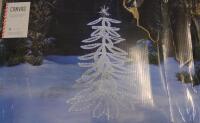 As New in Box Canvas 5' Twinkling White Christmas Tree, Retail's for $199.99