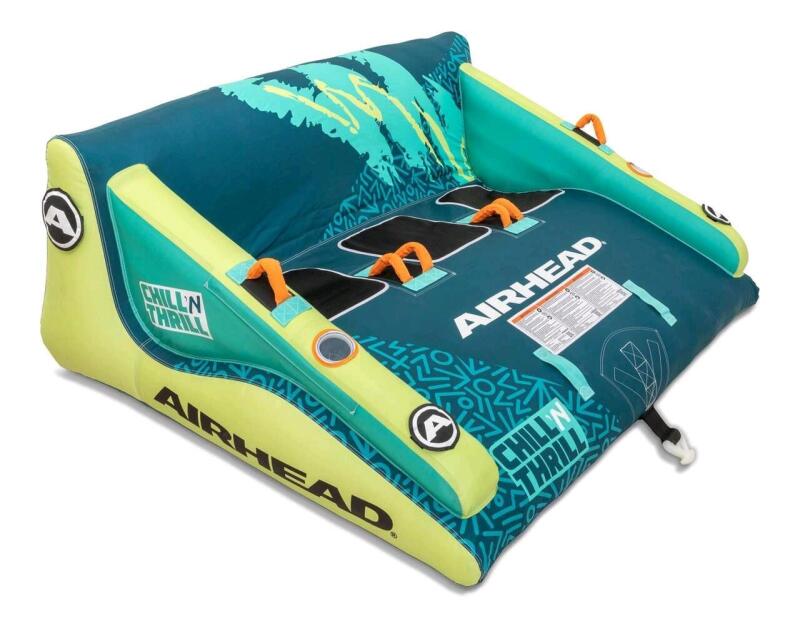 As New Airhead Chill N' Thrill Towable Tube for Boating. Retails for 580.