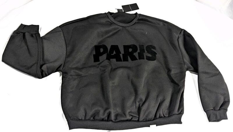 New Size Large Men's SUMWON "Paris" Crewneck Sweater