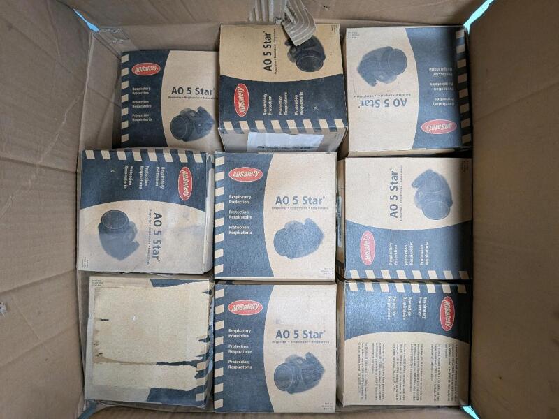 44 New Large AO 5 Star Respirator Half Masks.