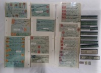 1917 - 1946 Canadian Bank Cheques w/Age Appropriate Stamps