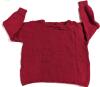 New Size Med Women's Oversized Classic Red Soft Knit Sweater
