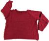 New Size Med Women's Oversized Classic Red Soft Knit Sweater - 2