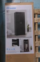 As New Sauder 2-Door Wardrobe Closet/Armoire Clothes Storage Cabinet Retails for $169.99