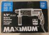 New - MAXIMUM 5.5A 5/8" Corded Variable Speed Rotary Hammer Drill w/Auxiliary Handle . Retail $140
