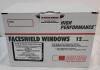 12 New Honeywell Fibre-Metal Clear Propionate Faceshield , Model # 4178CL, measures 8"&times;16.5" . Fits : F400, F500 Series, FHH66, FM70, FM71 Crown Protectors . Retail $120