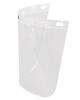 12 New Honeywell Fibre-Metal Clear Propionate Faceshield , Model # 4178CL, measures 8"&times;16.5" . Fits : F400, F500 Series, FHH66, FM70, FM71 Crown Protectors . Retail $120 - 2