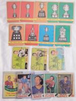 1969 - 1973 NHL Hockey Trading Card Singles . 17 Trading Cards