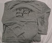 New Size XL Women's "I'm Not Perfect I'm Limited Edition" Sweater