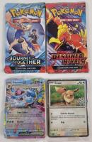 Pok&eacute;mon TCG Sealed Wax Packs & Sealed Single Cards . 2 Packs & 2 Single Cards