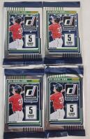 2025 Panini Donruss MLB Baseball Sealed Trading Card Wax Packs , Four (4) Packs