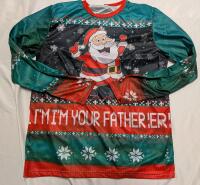 New Size 2XL Men's Holiday Shirt.