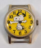 Vintage 1968 Peanuts " Snoopy " Watch , No Band . Small scratch on watch crystal . Untested