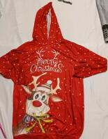 New Size XL Mens Christmas Hoodie