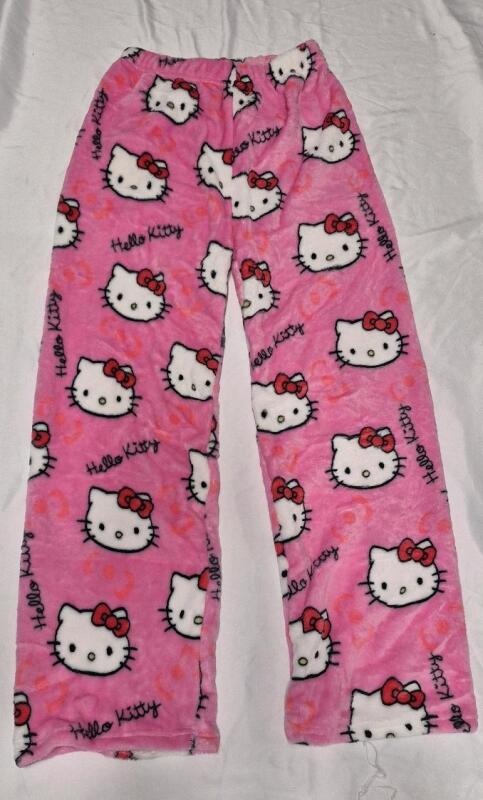 New sz Small Youth Fleece Hello Kitty Lounge Pants