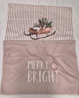 2 New Holiday Hand Towels 26" by 17.5"