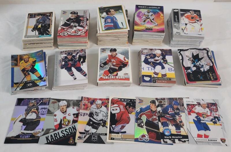 1990 - 2024 NHL Hockey Trading Card Singles , 580+ Trading Cards . OPC , Bowman , Topps , Fleer , Upper Deck