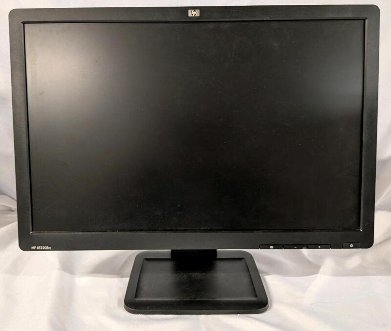 [No Cables] HP LE2201w Monitor. 22".