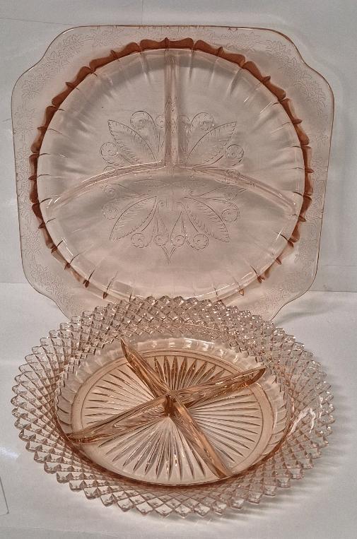 Vintage Pink Depression Glass