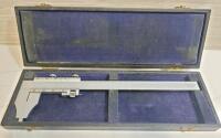Vintage 12" Vernier Caliper Manufactured by Benson Verniers of Bradford, England.