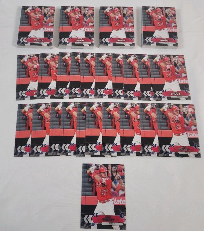 2017 Topps MIKE TROUT # GWP-MT National Baseball Card Day Trading Cards , 101 Trading Cards
