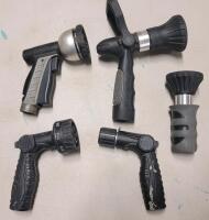 Five (5) Garden Hose Nozzles.