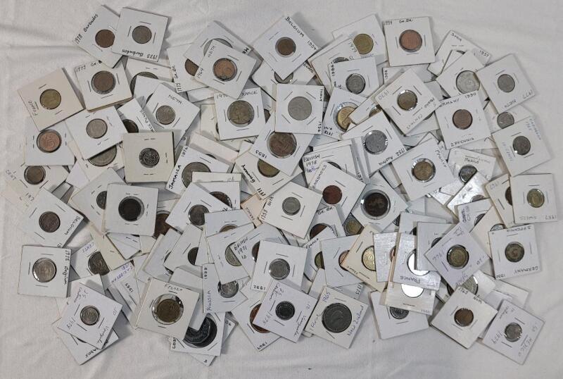125+ World Coin & Token Lot . Great Britain , Germany , Netherlands , France , Swiss , Mexico , Austria plus more