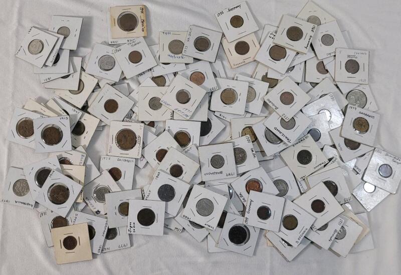 125+ World Coin & Token Lot . Great Britain , Germany , Italy , Japan , Netherlands , France , Thailand plus more