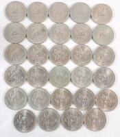 Twenty Nine (29) 1953 Great Britian Five Shilling Crown Coins . Coronation of Queen Elizabeth II.