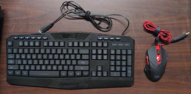 As New in Box Redragon S101 Wired RGB Backlit Gaming Keyboard and Mouse