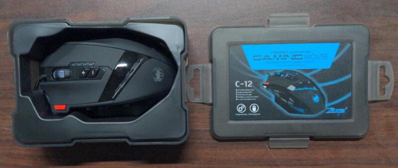 As New in Box Zelotes C-12 Wired Gaming Mouse, Black, Retail's for $57.99