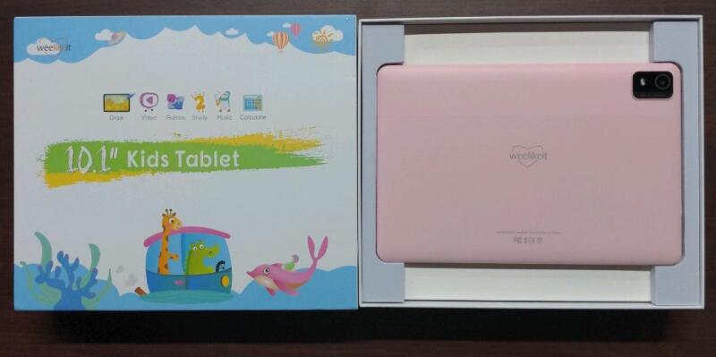 As New in Box Weelikeit 10.1" Kids Tablet, Pink