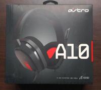 As New in Box Astro A10 Gaming Headset, Black/Red, Retail's for $79.99