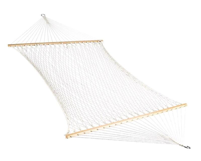 New - Bliss Cotton Rope Hammock w/ Spreader Bar . Measures 80"&times;60" , Max Weight 420lbs .