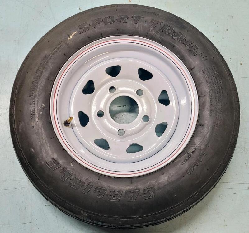 New - Carlstar Sport Trail LH 5.30-12 Trailer Tire Assembly (tire & rim)