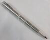 Vintage 1970s Sterling Silver Sheaffer Imperial Ballpoint Pen & Mechanical Pencil " Grape & Vine " Set w/Case . - 3