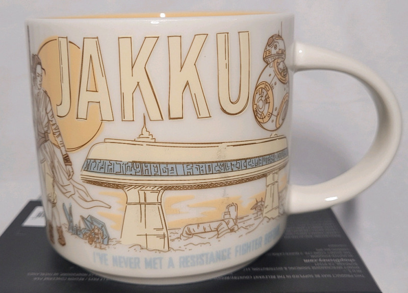 STAR WARS Starbucks ' JAKKU ' Coffee Mug with Box - New