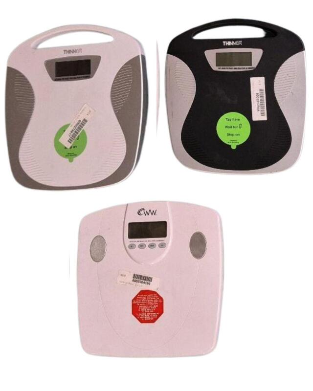 3 Conair Weight Watchers Digital Scales for Body Weight Different Models & Colors - working- Retail $60 plus