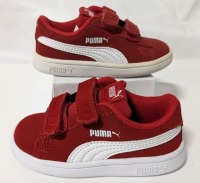 PUMA Kids Smash V2 Infinity: High Risk Red (Size 6C)