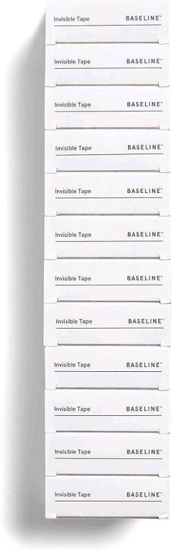 12 New Rolls of Baseline Invisible Tape. .75" by 1000" per roll