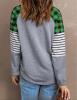 New Women&rsquo;s Size Large Christmas Tree & Cat Print T-Shirt, Casual Long Sleeve Top Who Me? I Would Never Knock Over the Christmas Tree stock photos added 95% Polyester 5% Elastane Machine Washable - 2