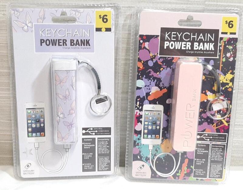 2 New Keychain Power Banks