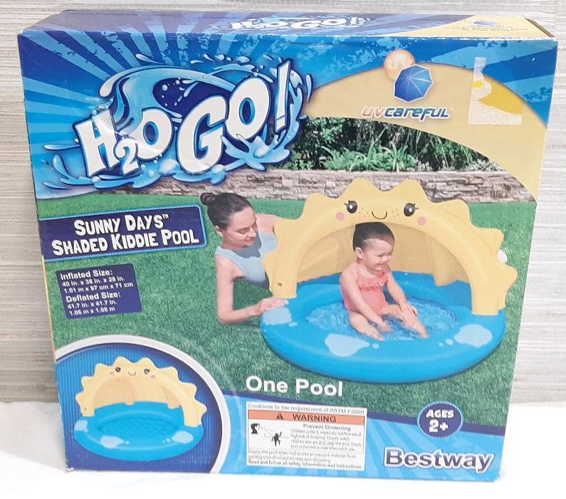 New H20 Go Sunny Days Shaded Kiddie Pool