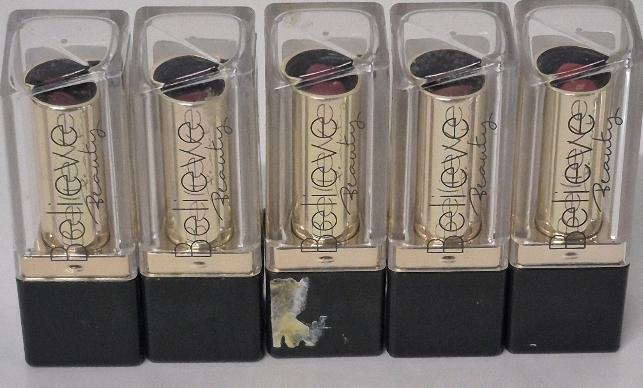 5 New Believe Beauty Lipsticks 3.8g
