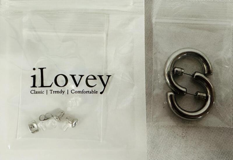 2 New Pairs of iLovey Earrings, Includes Hoops and Studs