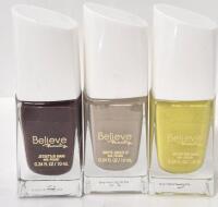3 New Believe Beauty Nail Polishes 10mL Gel Effect