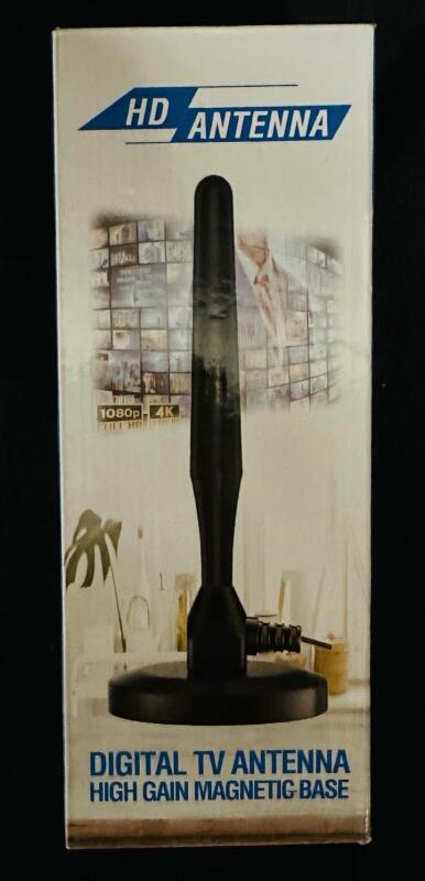 As-New HD Digital TV Antenna with High Gain Magnetic Base