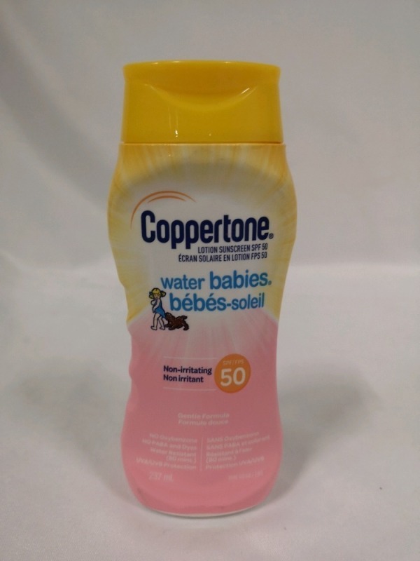 New Coppertone Sunscreen Kids Water Babies SPF 50